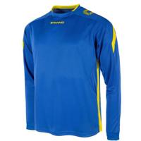 Stanno 411003 Drive Match Shirt LS - Royal-Yellow - XXXL - thumbnail