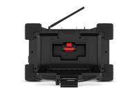 PerfectPro ROCKHART 18V Bouwradio DAB+, VHF (FM) AUX, Bluetooth, DAB+, SD, FM, USB Powerbankfunctie, Spatwaterbestendig, Stofdicht, Stofvast Zwart - thumbnail