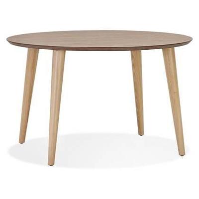 ALTEREGO ORTENSIA Ronde uitschuifbare eettafel - Beige