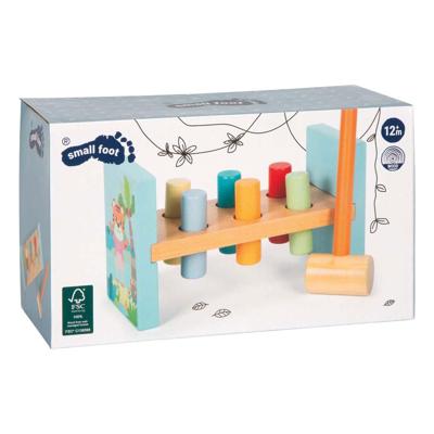 Small Foot - houten hamerbank jungle friends fsc Small Foot - houten hamerbank jungle friends fsc