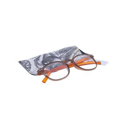 Pharmaglasses Leesbril Comp. +3.00 Brown/orange