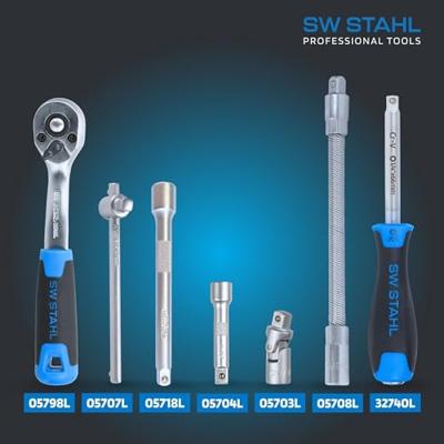 SW STAHL steckschlüsselsatz "07748l" socket wrench set 1/4" bw-steel, 48-piece