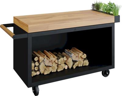 OFYR | Mise en Place Table Black 135 PRO | Teak Wood