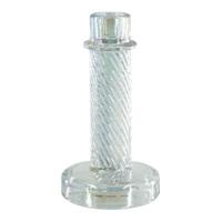 Housevitamin kandelaar twist iriserend glas 15 cm | 24 stuks - thumbnail