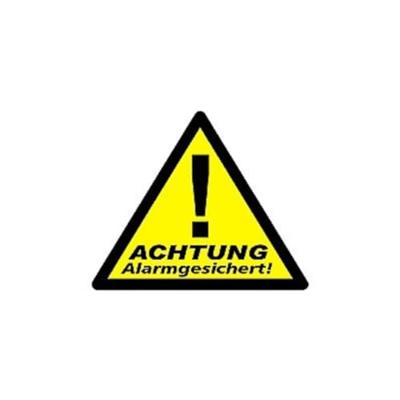 PENTATECH 40201 Waarschuwingssticker Let op: beveiligd Taal: Duits Set van 3 stuks (b x h) 85 mm x 70 mm