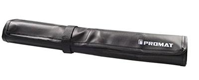 Promat/Tecwerk Ring-steeksleutelset | 22-delig sleutelwijdte 6-36 mm | model A chroom-vanadiumstaal | in roltas - 4000823726