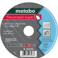 Metabo Accessoires Doorslijpschijf Ø 125x0,8x22,2 Inox Flexiarapid super "Hydroresist" - 50 stuks - 616209000 - thumbnail