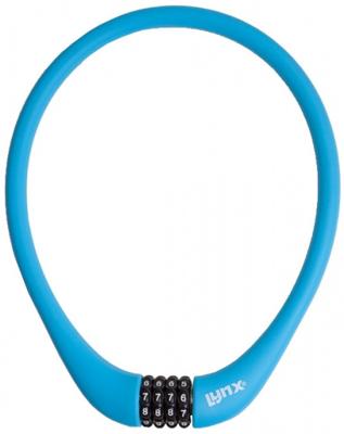 Lynx kabelslot combinatie 700 x 15 mm blauw Lynx kabelslot combinatie 700 x 15 mm blauw