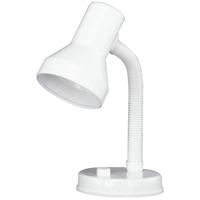 LED Bureaulamp Mat Wit - Moderne Tafelverlichting met E27 Fitting - thumbnail