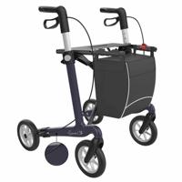 Server CF carbon ultralichtgewicht rollator | Gewicht: 5,4 kg | Kleur: Zwart/Paars | Soft banden | Large (standaard) 165 - 200 cm | Rehasense - thumbnail
