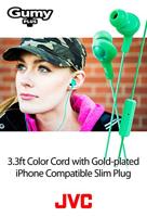 JVC HAFR6A Gumy Plus Hoofdtelefoon (Blauw) - thumbnail
