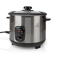 Nedis karc115al rijstkoker 1.5l 500w zilver - thumbnail