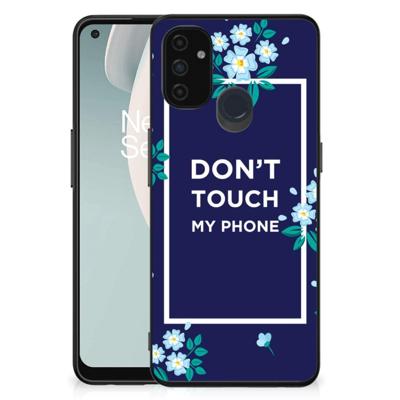 OnePlus Nord N100 | Telefoon Hoesje | Flowers Blue DTMP OnePlus Nord N100 | Telefoon Hoesje | Flowers Blue DTMP