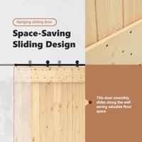 VidaXL Deur narvik 95x210 cm massief grenenhout - thumbnail