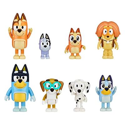 Spectron Bluey speelfiguren familie & vrienden, 8st. - thumbnail