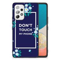 Samsung Galaxy A53 | Telefoon Hoesje | Flowers Blue DTMP - thumbnail