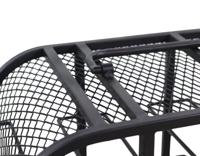 HSM Collection Wijnrek Clambou staand 20 flessen H 55 cm zwart - thumbnail