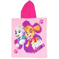 Paw Patrol Handdoek poncho roze 55x110cm - thumbnail