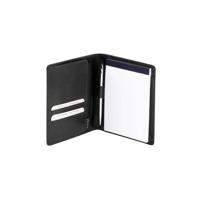 Schrijfmap van der Spek A6 buffelleer zwart - thumbnail