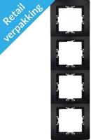 Enzo Kopp paris mat zwart 4 voudig afdekraam - 4625360 - thumbnail