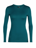 Icebreaker 200 Oasis LS Crewe Thermoshirt Dames Midnight Navy M - thumbnail