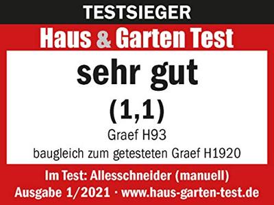 Graef Manuelle H 93 Snijmachine H93EU Rood