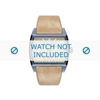 Horlogeband Diesel DZ1703 Leder Beige 30mm - thumbnail