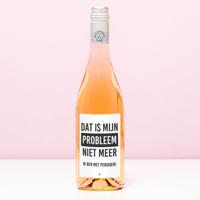 Wijnfles Pensioen Niet mijn probleem meer - Rosé (Blush Rosé) - thumbnail