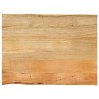Tafelblad met natuurlijke rand 70x60x3,8 cm massief mangohout - thumbnail