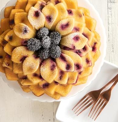 Nordic Ware Tulband / Bakvorm - Blossom Bundt Koper - Gietaluminium - 26 cm / 2.4 liter