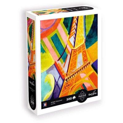 Puzzel - SENTOSPHERE - Calypto - 500 stukjes - Eiffeltoren - Robest Delauney - Zijdezachte afwerking - Geschikt voor kinderen vanaf 8 jaar Puzzel - SENTOSPHERE - Calypto - 500 stukjes - Eiffeltoren - Robest Delauney - Zijdezachte afwerking - Geschikt voor kinderen vanaf 8 jaar
