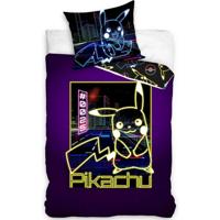 Pokémon Dekbedovertrek City Glow in the Dark 140 x 200 cm - 70x90cm - thumbnail