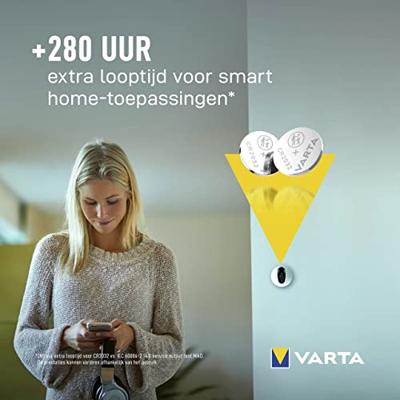 Varta CR2032 lithium knoopcel batterij 3V blister(2) - 3240362 - thumbnail