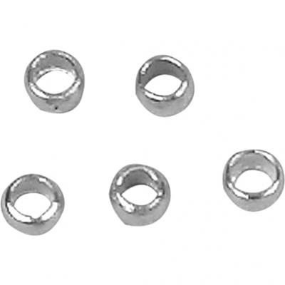 Creativ Company Knijpkralen, d 2 mm, zilver, 1000 stuk/ 1 doos