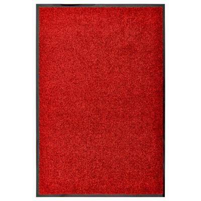 VidaXL Deurmat wasbaar 60x90 cm rood