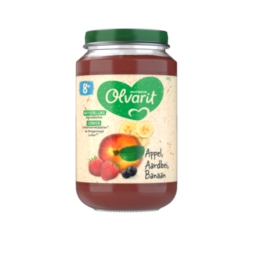 Olvarit 8m+ Appel Aardbei Banaan Olvarit 8m+ Appel Aardbei Banaan