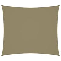 Zonnescherm rechthoekig 2,5x3 m oxford stof beige - thumbnail