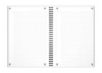 Oxford INTERNATIONAL notebook, 160 bladzijden, ft B5, geruit 5 mm - thumbnail