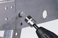 Wolfcraft Adapter | Voor dopsleutels | 10mm (3/8) | 1 stuk - 2415000 - thumbnail