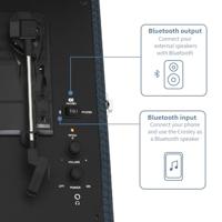 Crosley Voyager Draagbare Bluetooth-platenspeler, marineblauw - thumbnail
