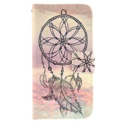 Sony Xperia XA Ultra horizontaal Dromenvanger patroon PU leren Flip Hoesje met houder en opbergruimte voor pinpassen & geld
