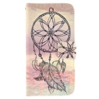 Sony Xperia XA Ultra horizontaal Dromenvanger patroon PU leren Flip Hoesje met houder en opbergruimte voor pinpassen & geld - thumbnail