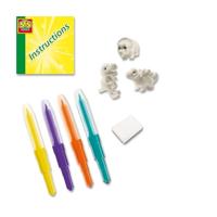SES Creative Ses blow airbrush pens - dinosaurussen, 3st. - thumbnail