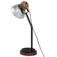 Bureaulamp 25 W E27 18x18x60 cm vintage zilverkleurig - thumbnail