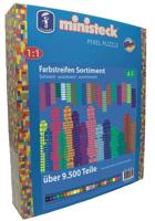 Ministeck - Kleurstrips Assortiment (9500 Stukjes) - Speelgoed (4250250316611) - thumbnail