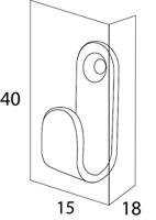 Tiger Haak Simple Metaal RVS - thumbnail