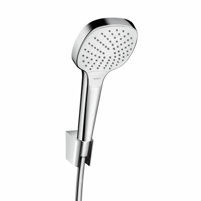 Hansgrohe Croma Select E PorterS badset met Croma Select E Vario handdouche met wandhouder met Isiflex`B doucheslang 125cm wit/chroom 26425400