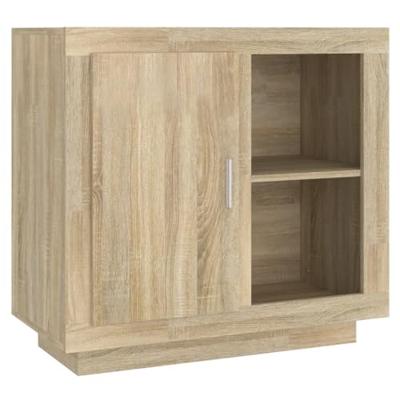Dressoir 80x40x75 cm sonoma eikenkleurig