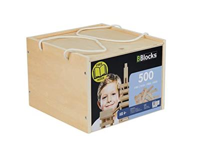 BBlocks bouwplankjes in opbergkist, 500dlg.