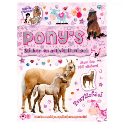 Rebo Publishers Dierenvriendjes - pony&apos;s sticker- en activiteitenboek